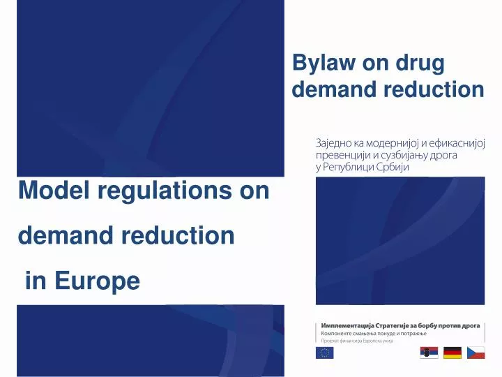 model regulations on demand reduction in europe