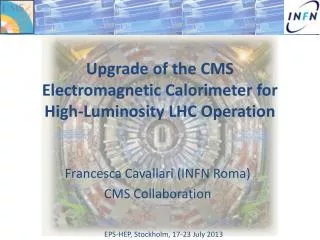 Upgrade of the CMS Electromagnetic Calorimeter for High-Luminosity LHC Operation