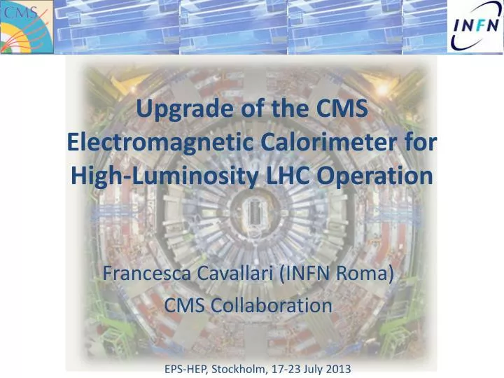 upgrade of the cms electromagnetic calorimeter for high luminosity lhc operation