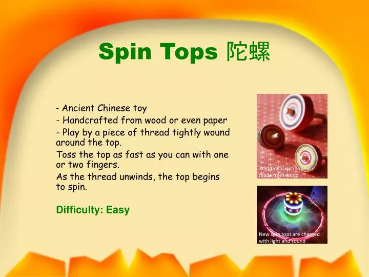 spin tops