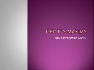 grice s maxims