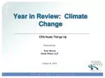 Year in Review: Climate Change - slide 1