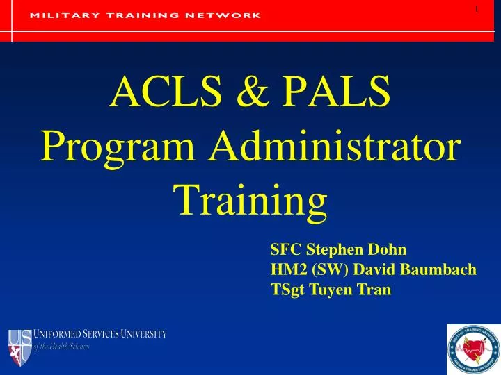 acls pals program administrator training
