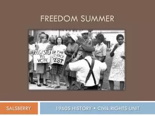 freedom summer