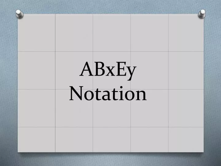 abxey notation