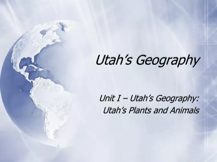utah s geography