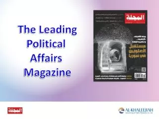 The Leading Political Affairs Magazine