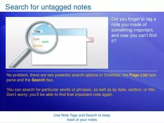 Search for untagged notes