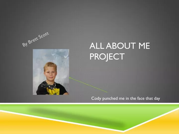 all about me project
