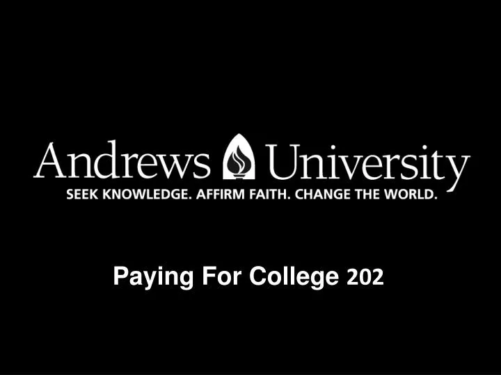 paying for college 202