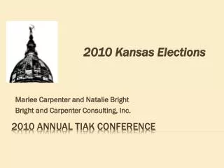 2010 Annual TIAK Conference