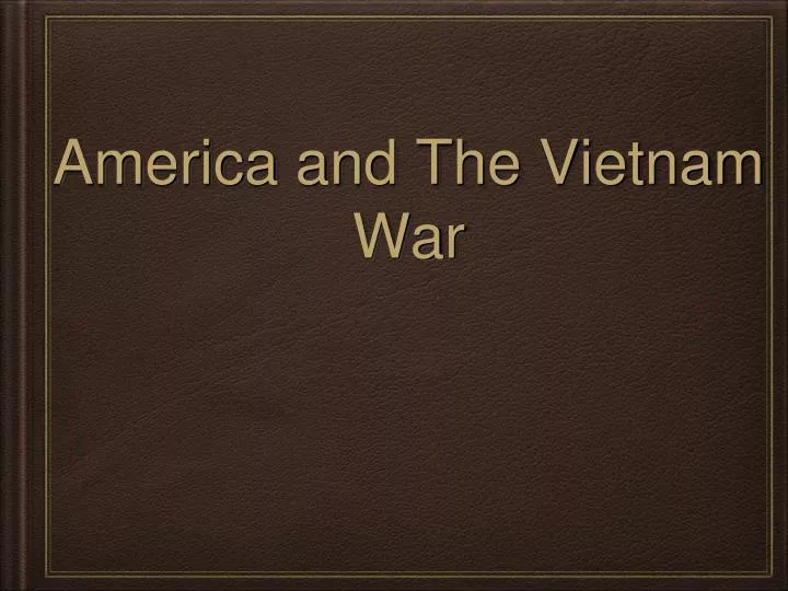 america and the vietnam war