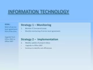 information technology