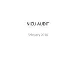 NICU AUDIT - slide 1