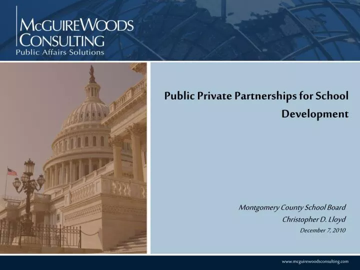 public private partnerships for school development
