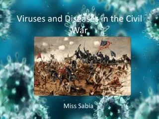 Viruses and Diseases in the Civil War