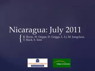 Nicaragua: July 2011