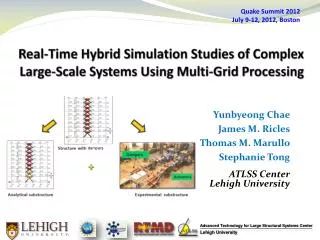 Real-Time Hybrid Simulation Studies of Complex Large-Scale Systems Using Multi-Grid Processing