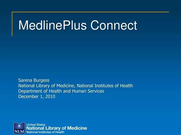 medlineplus connect
