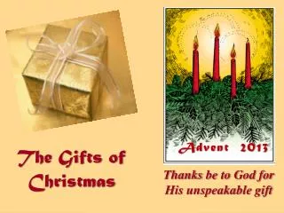 The Gifts of Christmas