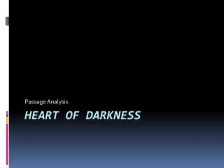 Heart of Darkness