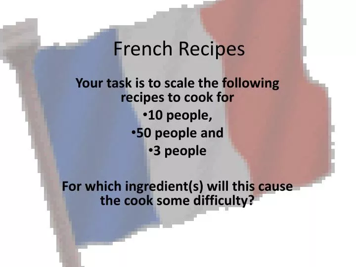french recipes
