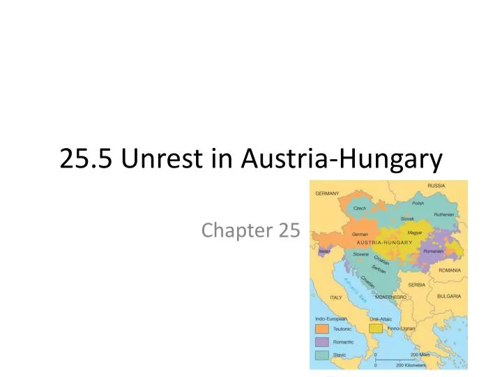 25 5 unrest in austria hungary