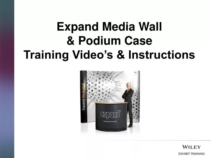 expand media wall podium case training video s instructions