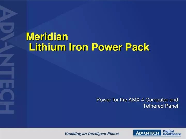 meridian lithium iron power pack