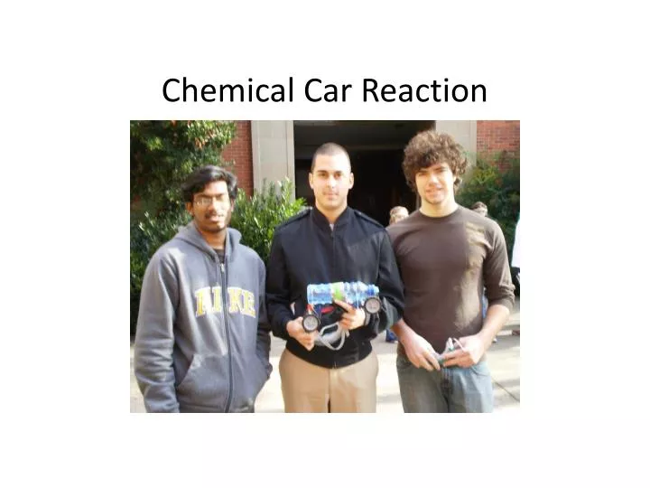 chemical car reaction