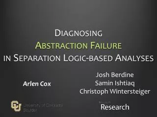 Diagnosing Abstraction Failure in Separation Logic-based Analyses