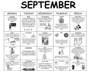 SEPTEMBER