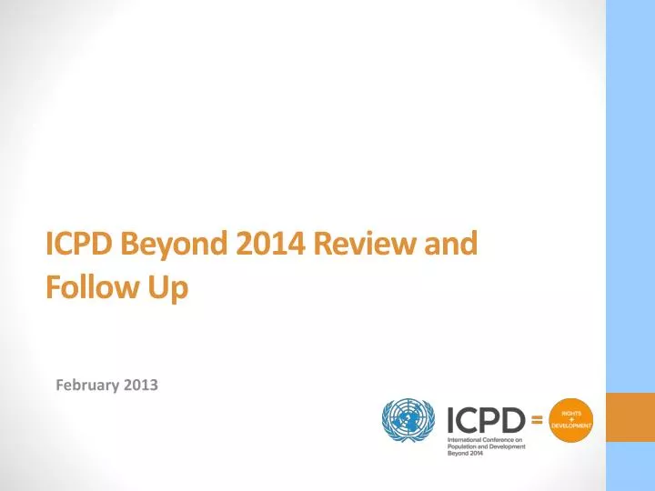 icpd beyond 2014 review and follow up
