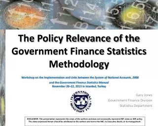 Gary Jones Government Finance Division Statistics Department