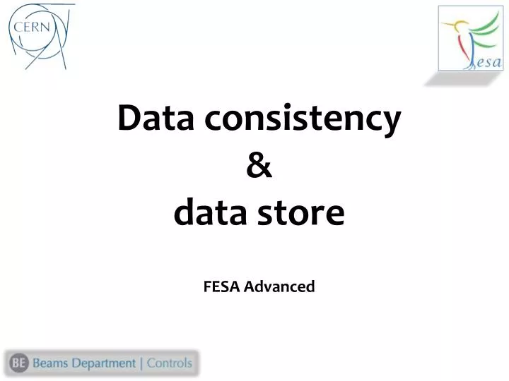 data consistency data store