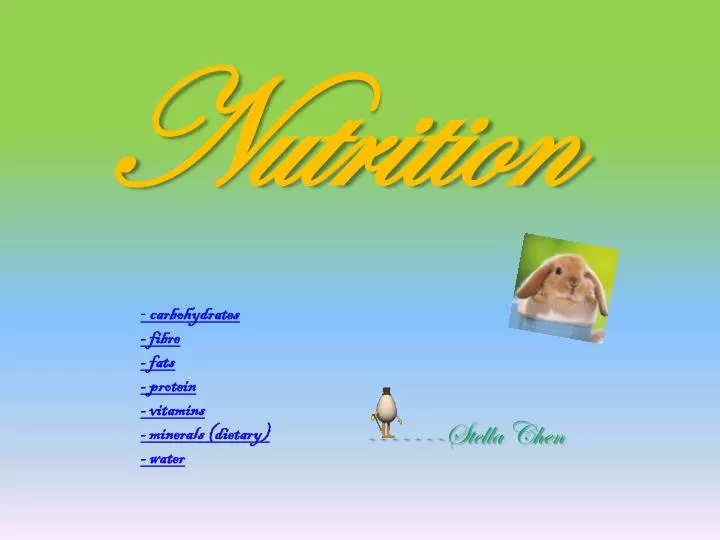 nutrition