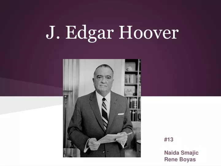 j edgar hoover