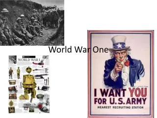 World War One
