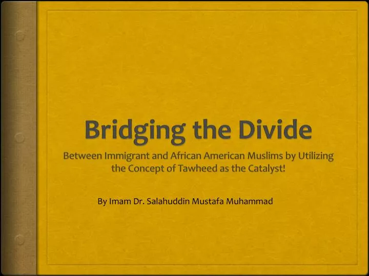 bridging the divide