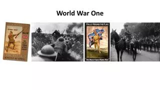 World War One