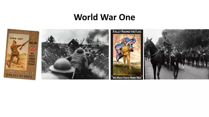 PPT World War One PowerPoint Presentation Free Download ID 2469785   World War One N 