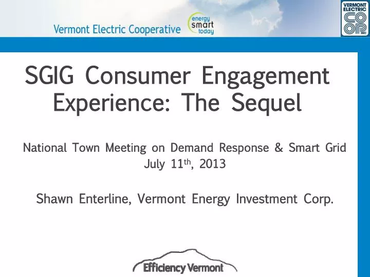 sgig consumer engagement experience the sequel