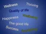 Wellness - slide 1