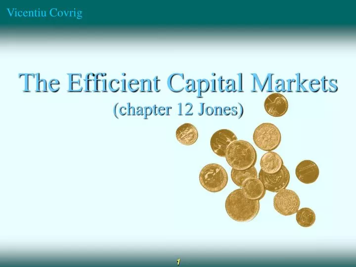 the efficient capital markets chapter 12 jones