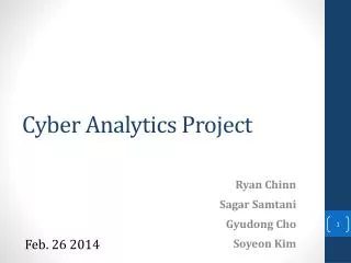 Cyber Analytics Project