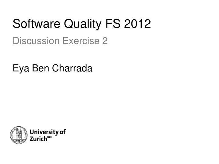 software quality fs 2012