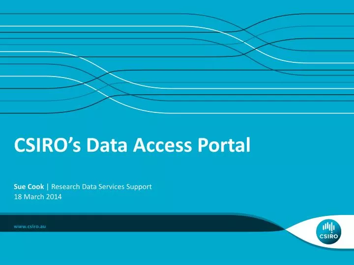 csiro s data access portal