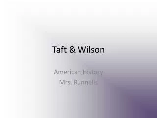 taft wilson