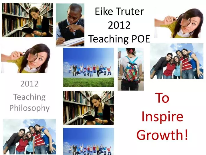 eike truter 2012 teaching poe