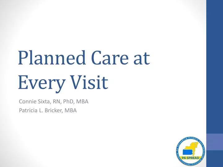 planned care at every visit